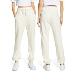 WeWoreWhat classic jogger loungewear sweatpants Off White L